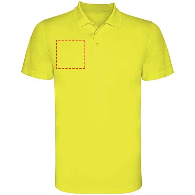 Monzha pánská sportovní polokošile s krátkým rukávem, žlutá Fluor, S Monzha pánská sportovní polokošile s krátkým rukávem, žlutá Fluor, S