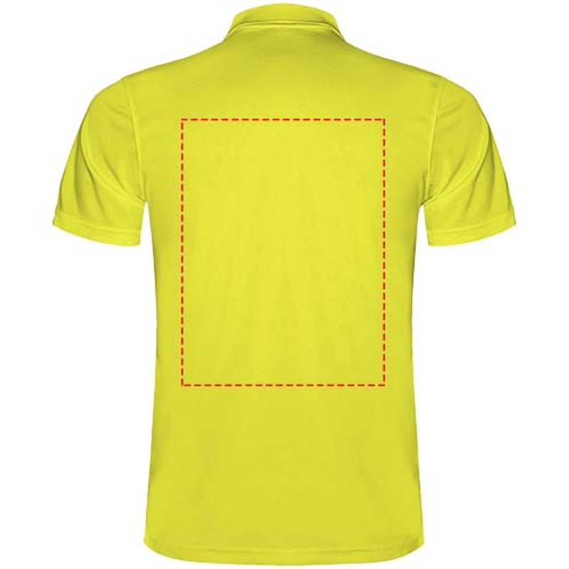 Monzha pánska športová polokošeľa s krátkym rukávom, žltá Fluor, S