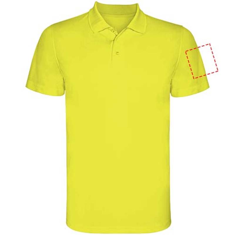 Monzha pánská sportovní polokošile s krátkým rukávem, žlutá Fluor, S Monzha pánská sportovní polokošile s krátkým rukávem, žlutá Fluor, S