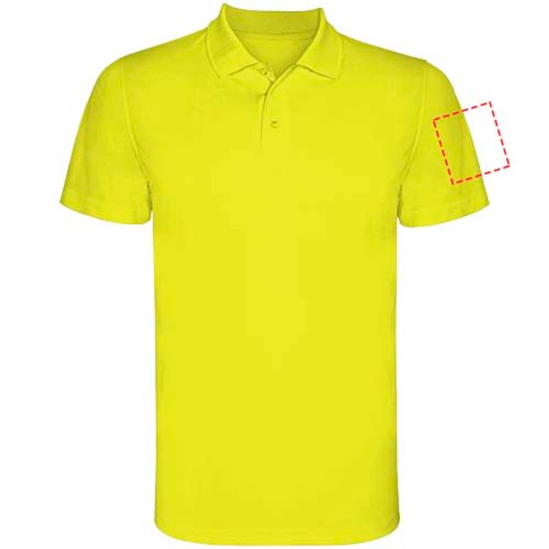 Monzha pánská sportovní polokošile s krátkým rukávem, žlutá Fluor, S Monzha pánská sportovní polokošile s krátkým rukávem, žlutá Fluor, S