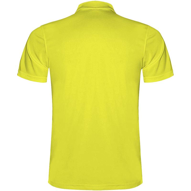 Monzha pánska športová polokošeľa s krátkym rukávom, žltá Fluor, S