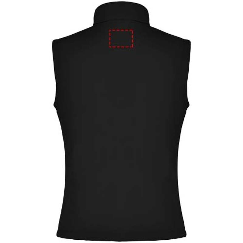 Nevada unisex softshellová vesta, čierna, S Nevada unisex softshellová vesta, čierna, S