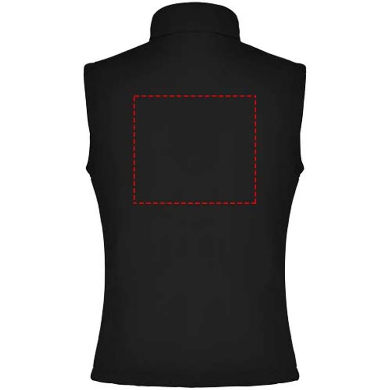 Nevada unisex softshellová vesta, čierna, S Nevada unisex softshellová vesta, čierna, S