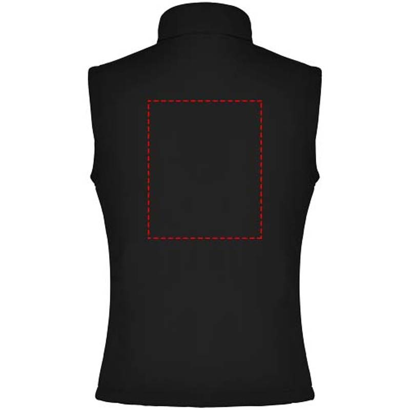 Nevada unisex softshellová vesta, čierna, S Nevada unisex softshellová vesta, čierna, S