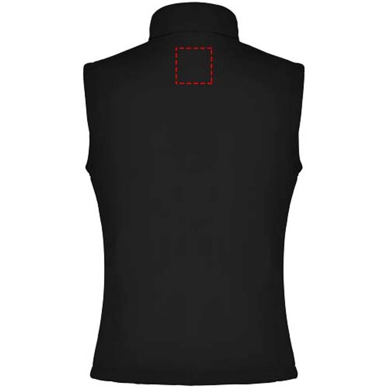 Nevada unisex softshellová vesta, čierna, S Nevada unisex softshellová vesta, čierna, S