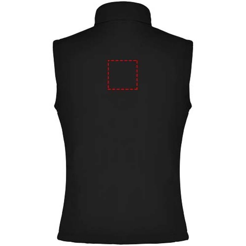 Nevada unisex softshellová vesta, čierna, S Nevada unisex softshellová vesta, čierna, S