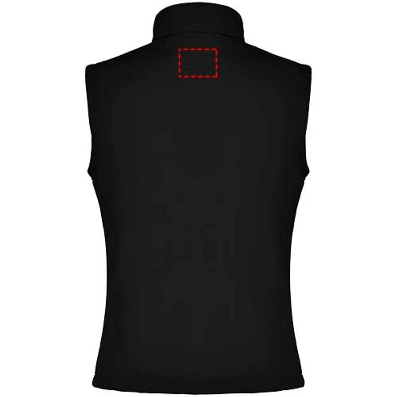 Nevada unisex softshellová vesta, čierna, S Nevada unisex softshellová vesta, čierna, S