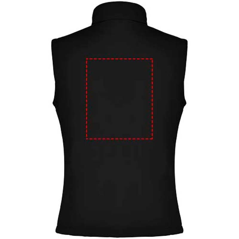 Nevada unisex softshellová vesta, čierna, S Nevada unisex softshellová vesta, čierna, S