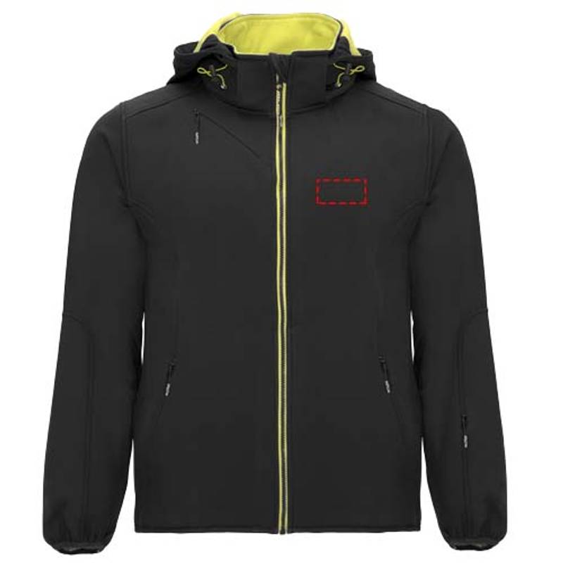 Siberia unisex softshellová bunda, čierna, XS Siberia unisex softshellová bunda, čierna, XS