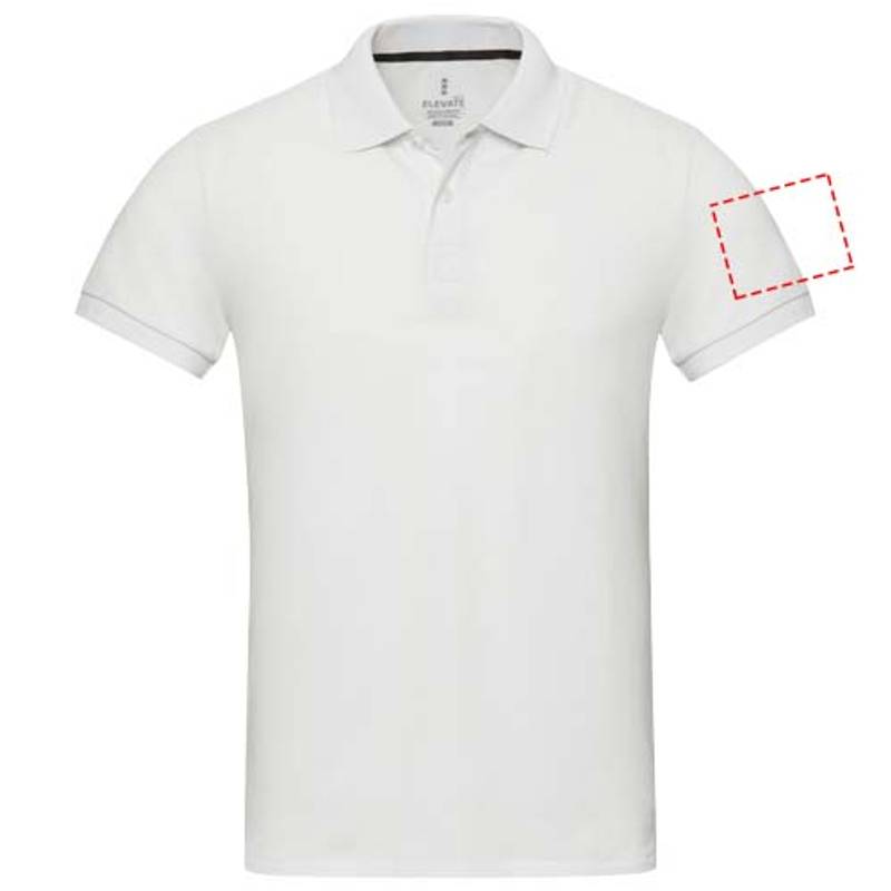 Emerald unisex recyklovaná polokošile s krátkým rukávem, bílá, XS Emerald unisex recyklovaná polokošile s krátkým rukávem, bílá, XS