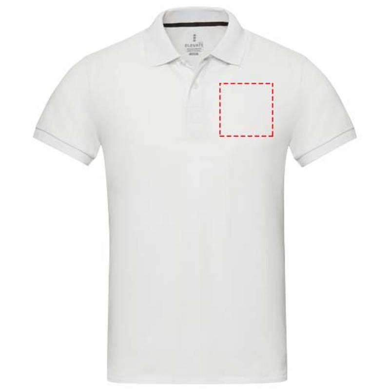 Emerald unisex recyklovaná polokošile s krátkým rukávem, bílá, XS Emerald unisex recyklovaná polokošile s krátkým rukávem, bílá, XS