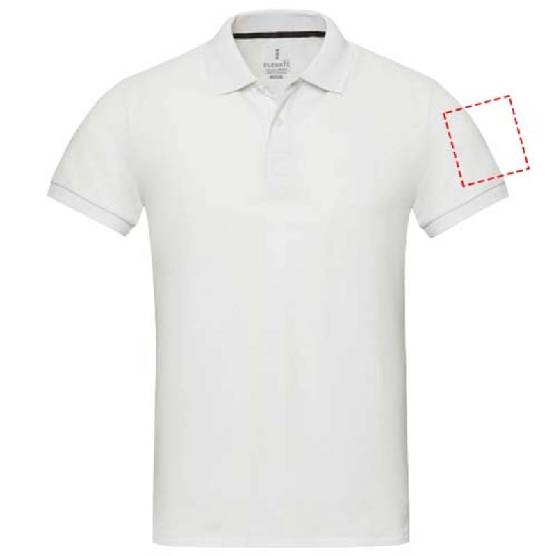 Emerald unisex recyklovaná polokošile s krátkým rukávem, bílá, XS Emerald unisex recyklovaná polokošile s krátkým rukávem, bílá, XS