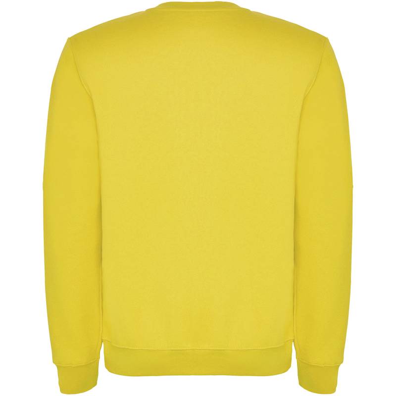 Clasica detský sveter s výstrihom crewneck, žltá, 3/4 Clasica detský sveter s výstrihom crewneck, žltá, 3/4