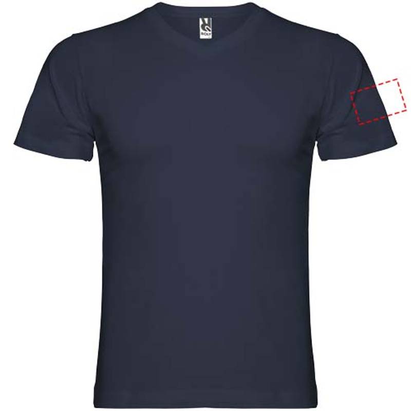 Samoyedo pánské tričko s krátkým rukávem s výstřihem do V, bílá, XXL Samoyedo pánské tričko s krátkým rukávem s výstřihem do V, bílá, XXL