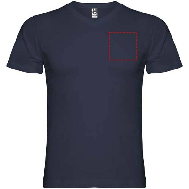 Samoyedo pánské tričko s krátkým rukávem s výstřihem do V, bílá, XXL Samoyedo pánské tričko s krátkým rukávem s výstřihem do V, bílá, XXL