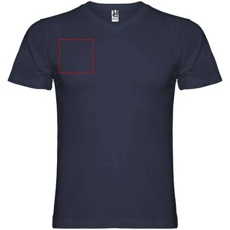 Samoyedo pánské tričko s krátkým rukávem s výstřihem do V, bílá, XXL Samoyedo pánské tričko s krátkým rukávem s výstřihem do V, bílá, XXL