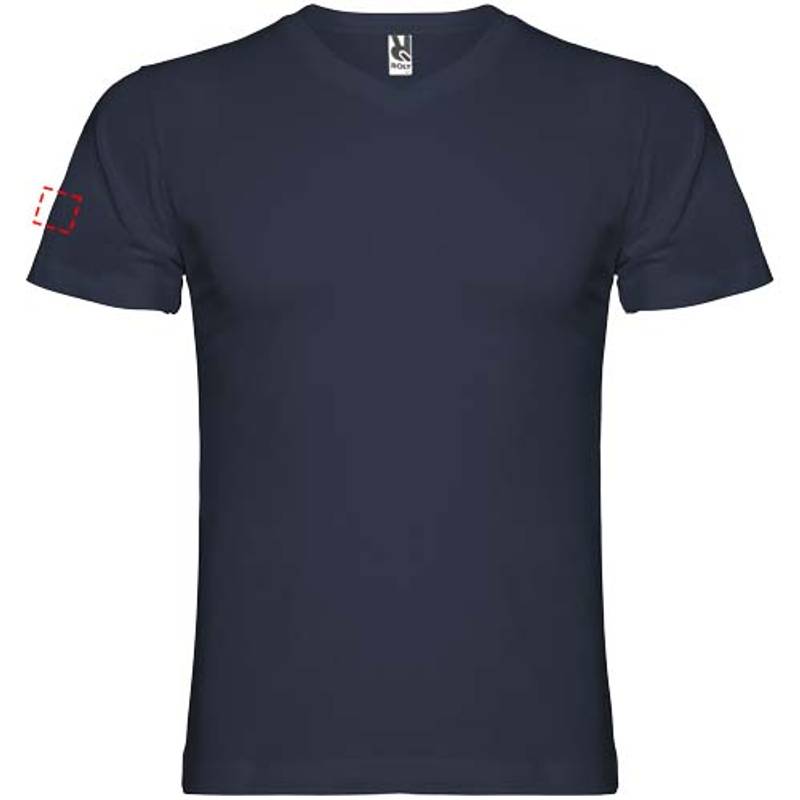 Samoyedo pánské tričko s krátkým rukávem s výstřihem do V, bílá, XXL Samoyedo pánské tričko s krátkým rukávem s výstřihem do V, bílá, XXL