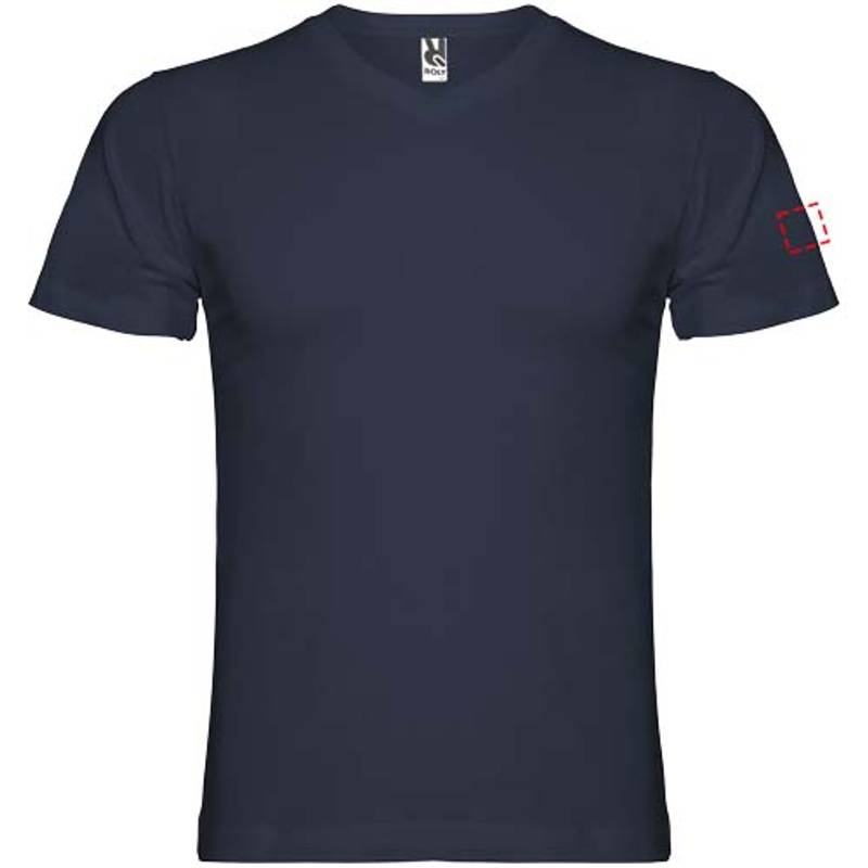 Samoyedo pánské tričko s krátkým rukávem s výstřihem do V, bílá, XXL Samoyedo pánské tričko s krátkým rukávem s výstřihem do V, bílá, XXL