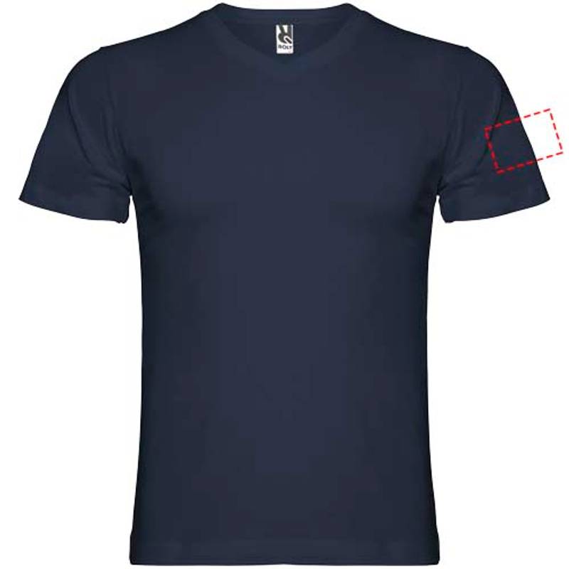 Samoyedo pánské tričko s krátkým rukávem s výstřihem do V, bílá, XXL Samoyedo pánské tričko s krátkým rukávem s výstřihem do V, bílá, XXL