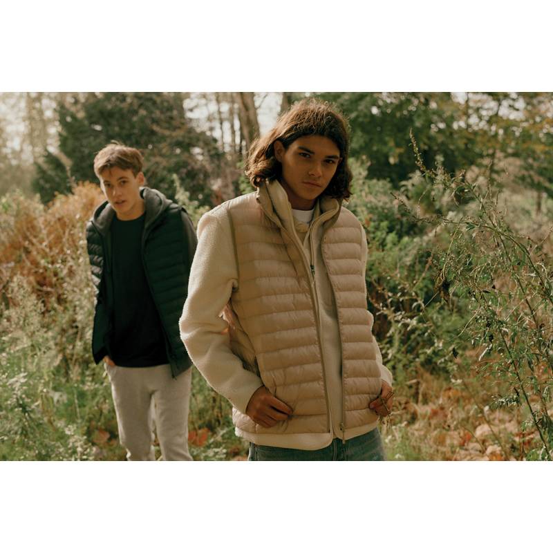 Pile fleece bunda Iqoniq Diran, biela natural, L Pile fleece bunda Iqoniq Diran, biela natural, L