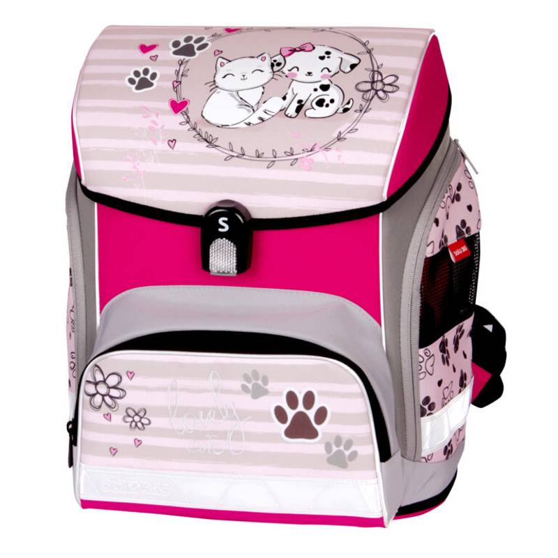 Školská aktovka Cute Pets, viacfarebná Školská aktovka Cute Pets, viacfarebná