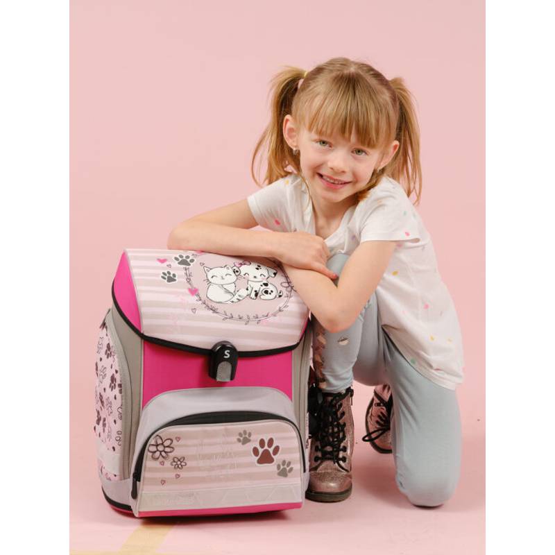 Školská aktovka Cute Pets, viacfarebná Školská aktovka Cute Pets, viacfarebná