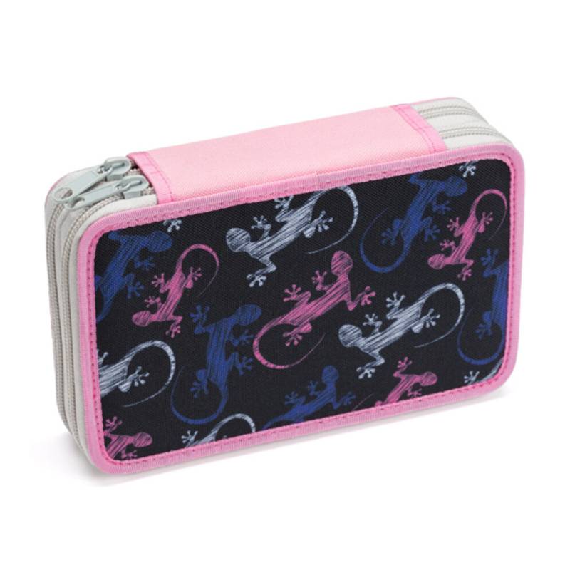 Školský dvojposchodový peračník Lizzard, viacfarebná Školský dvojposchodový peračník Lizzard, viacfarebná