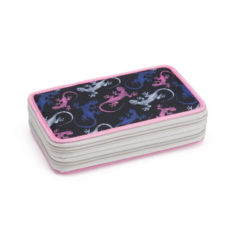 Školský dvojposchodový peračník Lizzard, viacfarebná Školský dvojposchodový peračník Lizzard, viacfarebná