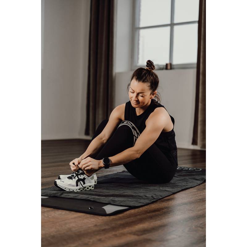 Športový uterák VINGA 140x70cm, čierna Športový uterák VINGA 140x70cm, čierna