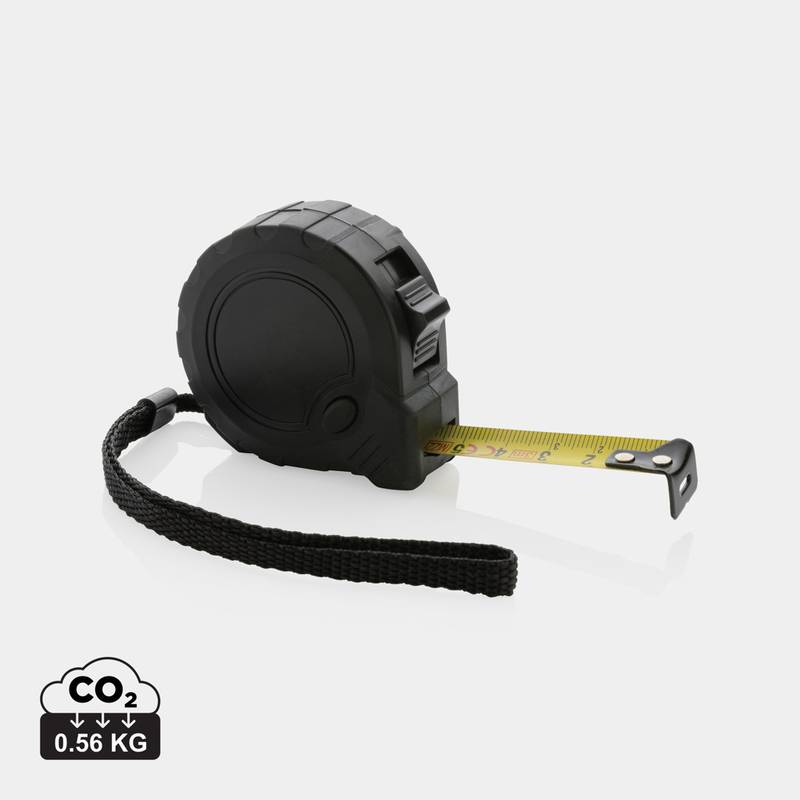 Zvinovací meter 3m/16mm so stop funkciou, čierna Zvinovací meter 3m/16mm so stop funkciou, čierna