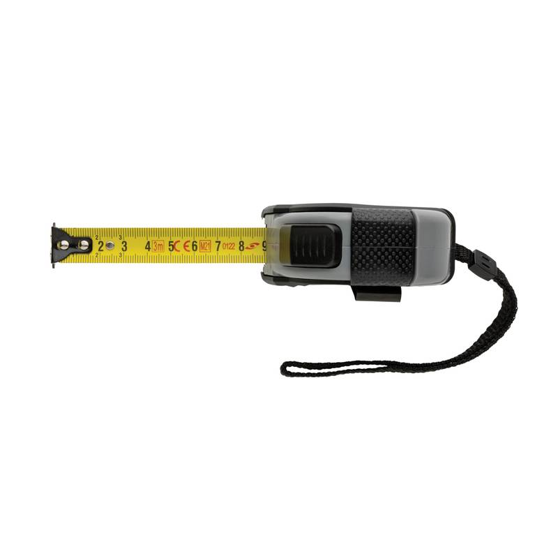 Svinovací metr Auto stop 3m/16mm, černá Svinovací metr Auto stop 3m/16mm, černá