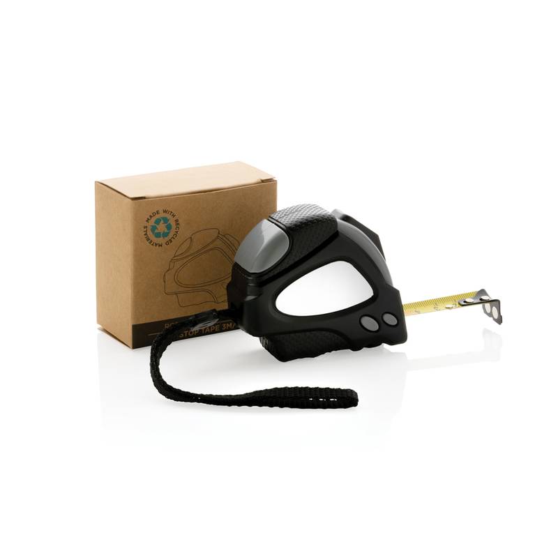 Svinovací metr Auto stop 3m/16mm, černá Svinovací metr Auto stop 3m/16mm, černá