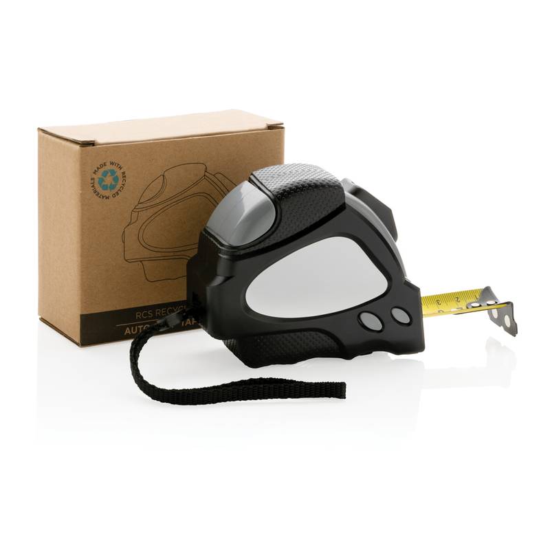 Svinovací metr Auto stop 8m/25mm, černá, 8m Svinovací metr Auto stop 8m/25mm, černá, 8m