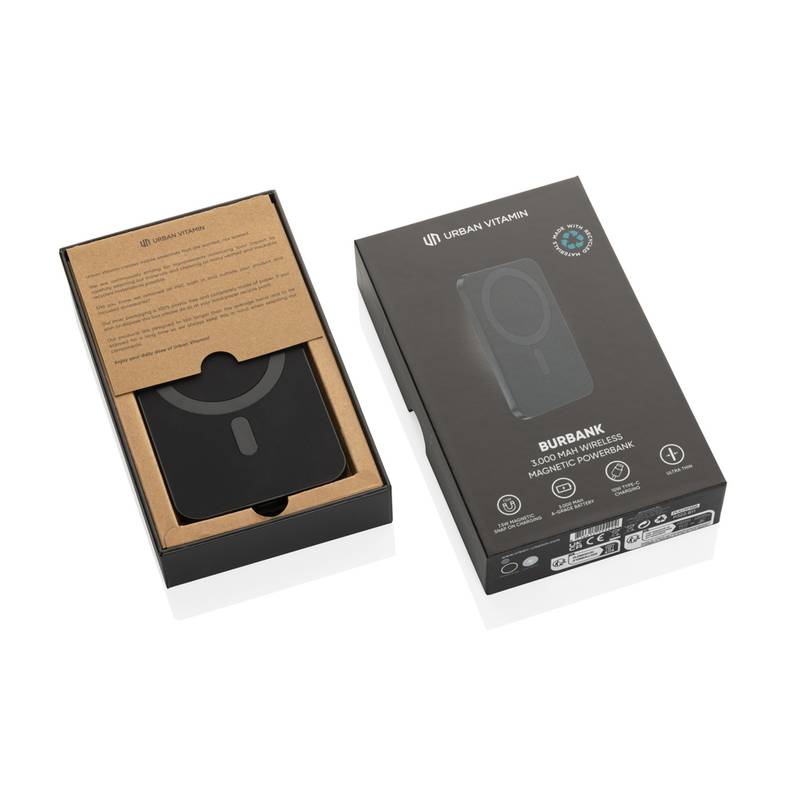 Powerbanka 3000mAh Urban Vitamin Burbank, čierna Powerbanka 3000mAh Urban Vitamin Burbank, čierna