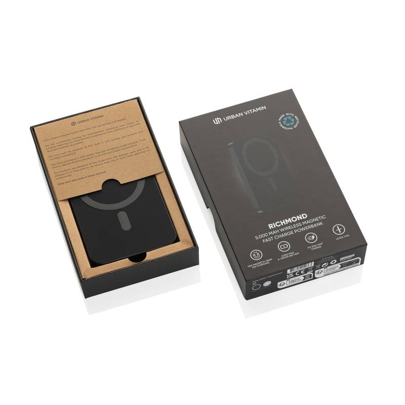 Powerbanka 5000mAh Urban Vitamin Richmond, čierna Powerbanka 5000mAh Urban Vitamin Richmond, čierna