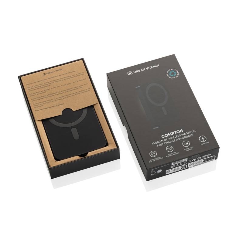 Powerbanka 10000mAh Urban Vitamin Compton, čierna Powerbanka 10000mAh Urban Vitamin Compton, čierna
