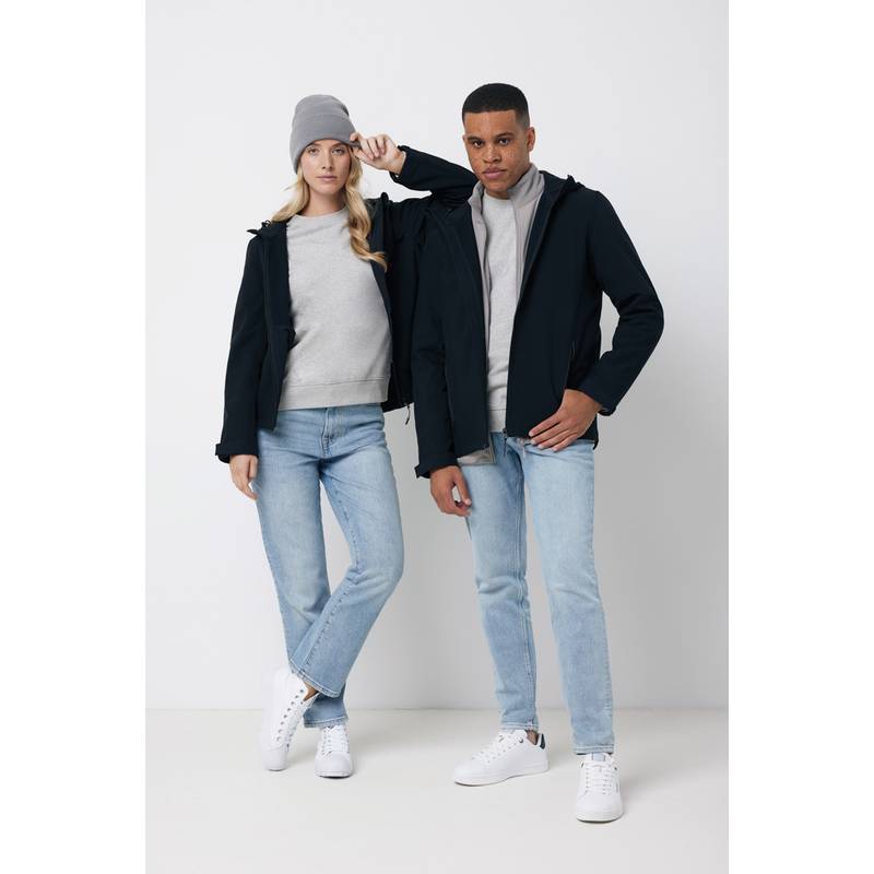 Pánska soft shell bunda Iqoniq Makalu, čierna, L Pánska soft shell bunda Iqoniq Makalu, čierna, L