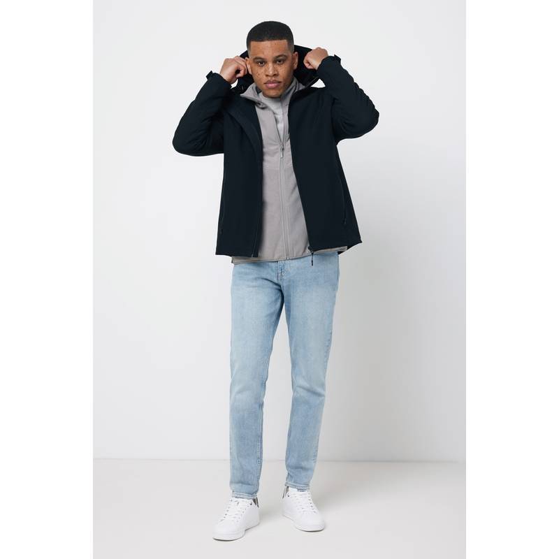 Pánska soft shell bunda Iqoniq Makalu, čierna, L Pánska soft shell bunda Iqoniq Makalu, čierna, L