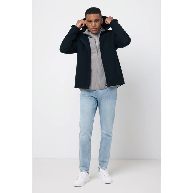 Pánska soft shell bunda Iqoniq Makalu, čierna, L Pánska soft shell bunda Iqoniq Makalu, čierna, L