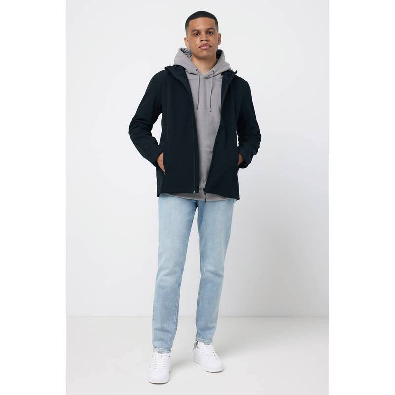 Pánska soft shell bunda Iqoniq Makalu, čierna, L Pánska soft shell bunda Iqoniq Makalu, čierna, L