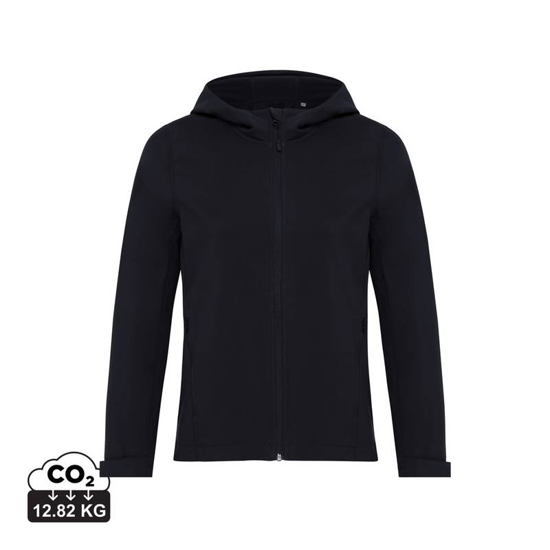 Dámska soft shell bunda Iqoniq Makalu, čierna, M Dámska soft shell bunda Iqoniq Makalu, čierna, M