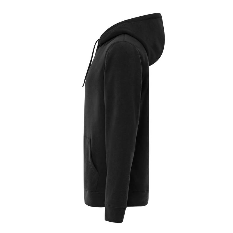 Micro fleece mikina Iqoniq Trivor, čierna, L Micro fleece mikina Iqoniq Trivor, čierna, L