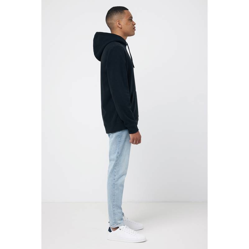 Micro fleece mikina Iqoniq Trivor, čierna, L Micro fleece mikina Iqoniq Trivor, čierna, L