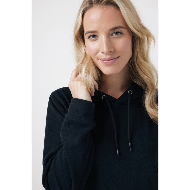 Micro fleece mikina Iqoniq Trivor, čierna, L Micro fleece mikina Iqoniq Trivor, čierna, L