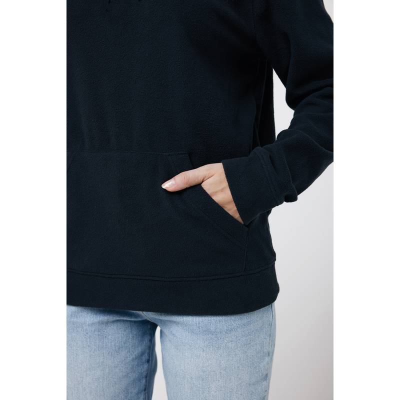 Micro fleece mikina Iqoniq Trivor, čierna, L Micro fleece mikina Iqoniq Trivor, čierna, L