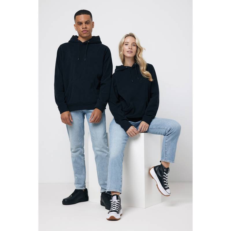 Micro fleece mikina Iqoniq Trivor, čierna, L Micro fleece mikina Iqoniq Trivor, čierna, L