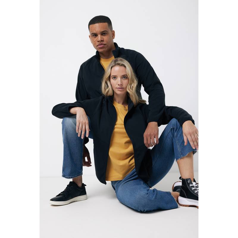 Micro fleece bunda na zips Iqoniq Talung, čierna, L Micro fleece bunda na zips Iqoniq Talung, čierna, L