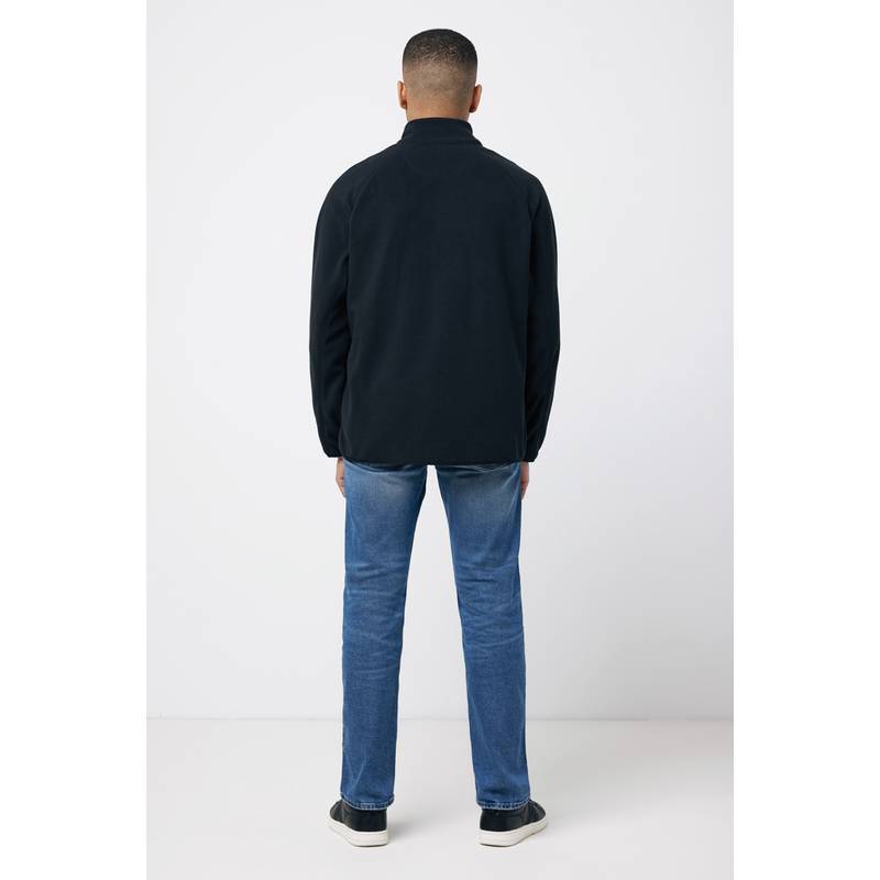 Micro fleece bunda na zips Iqoniq Talung, čierna, L Micro fleece bunda na zips Iqoniq Talung, čierna, L