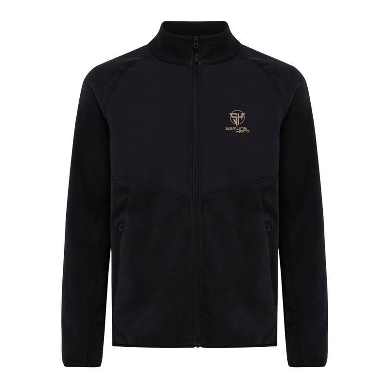 Micro fleece bunda na zips Iqoniq Talung, čierna, L Micro fleece bunda na zips Iqoniq Talung, čierna, L