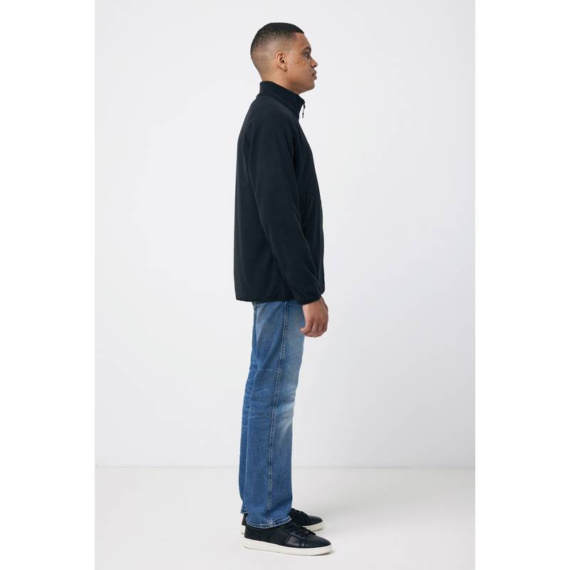 Micro fleece bunda na zips Iqoniq Talung, čierna, L Micro fleece bunda na zips Iqoniq Talung, čierna, L